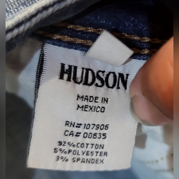 Hudson | Mid Rise Blue Collin Skinny Fit Ankle Jeans Flap Pocket | Size… - Picture 4 of 7